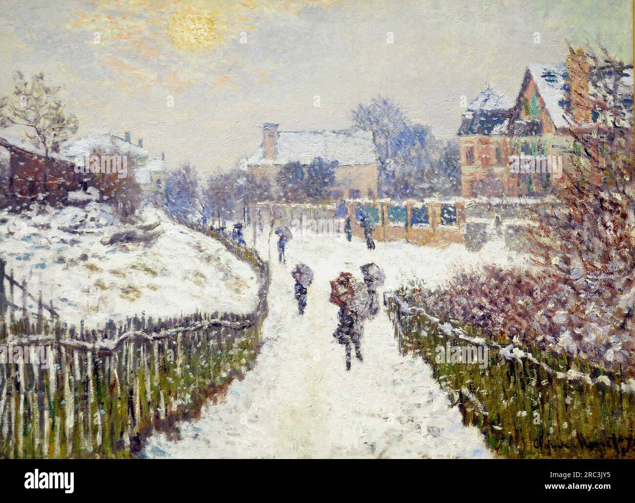 Boulevard Saint-Denis, Argenteuil, Monet, Claude, 1875 Stock