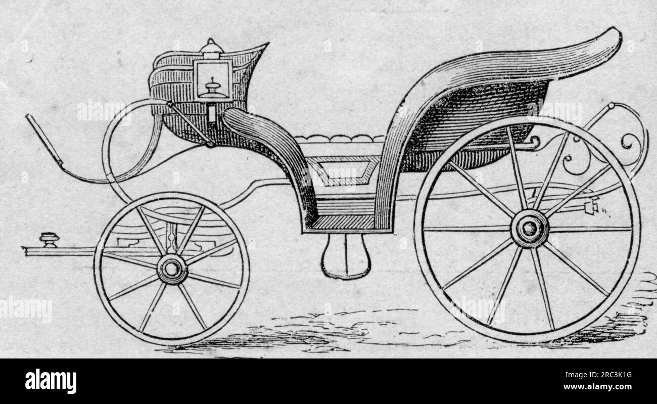 transport / transportation, coach, hackney carriage, wood engraving, Germany, late 19th century, ARTIST'S COPYRIGHT HAS NOT TO BE CLEARED Stock Photo