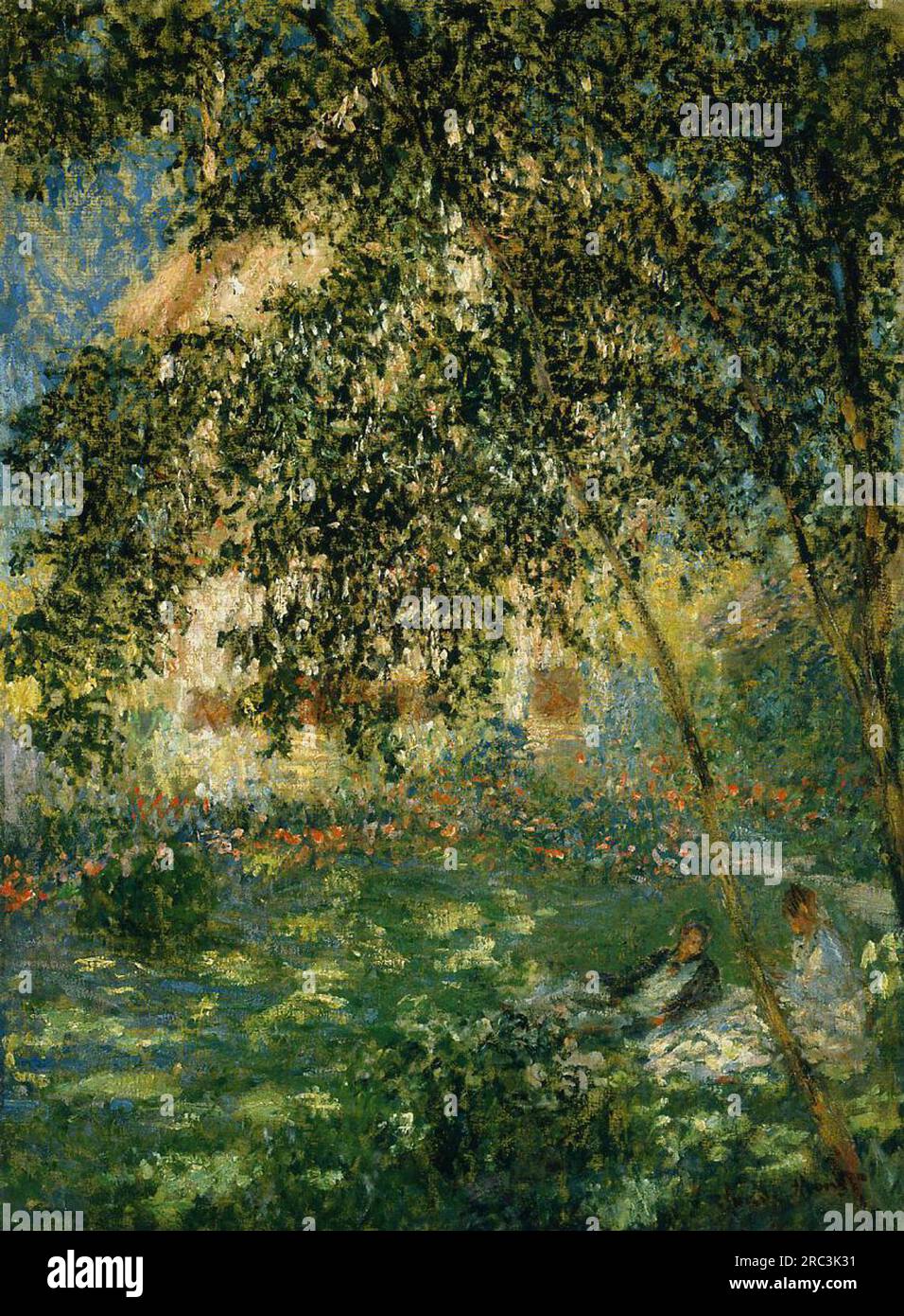 claude-monet-garden-1876-hi-res-stock-photography-and-images-alamy