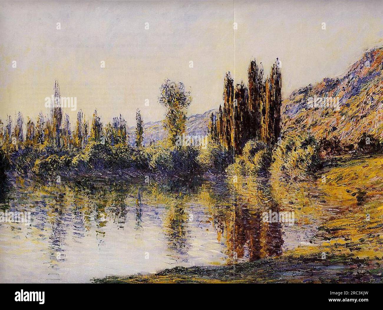 The Seine at Vetheuil 1881 by Claude Monet Stock Photo - Alamy