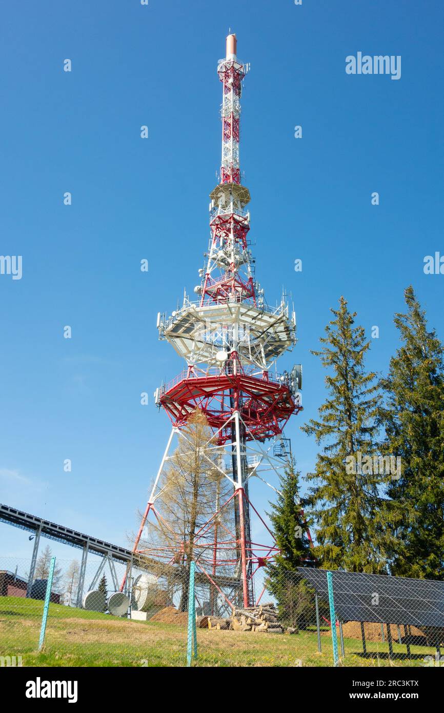 GUBALOWKA, ZAKOPANE, POLAND - MAY 1, 2023: RTON Gubalowka transmitter which  send radio waves Stock Photo - Alamy