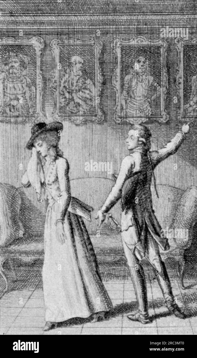 theatre / theater, play, 'The Robbers' (Die Raeuber), by Friedrich Schiller (1759 - 1805), 4th act, ARTIST'S COPYRIGHT HAS NOT TO BE CLEARED Stock Photo