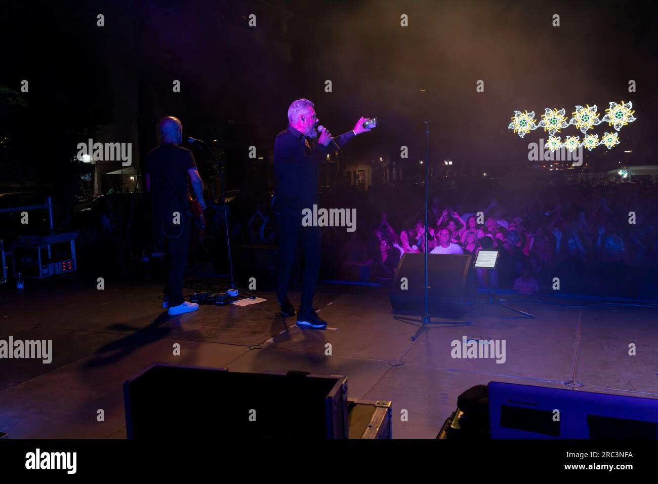 Barcelona, Spain. 07th July, 2023. Live performance by the musical