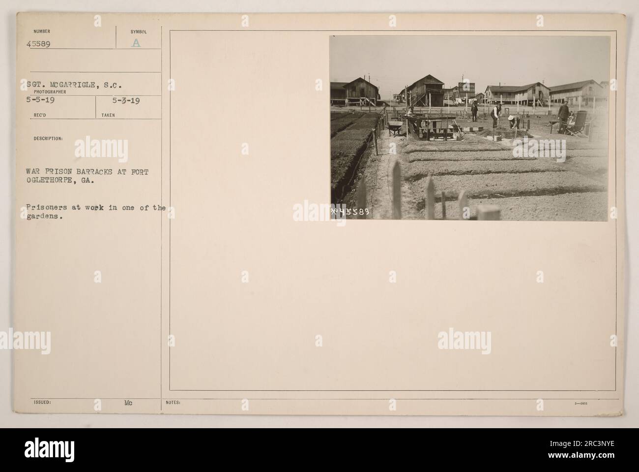 War prison barracks at fort oglethorpe hires stock photography