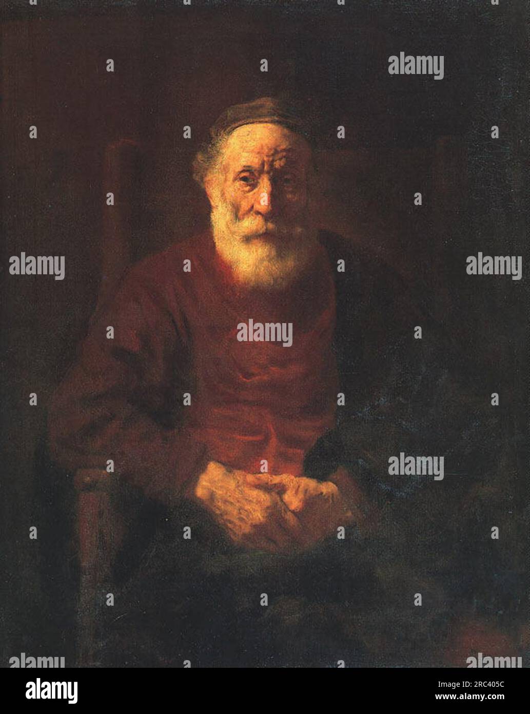 Portrait old man rembrandt in hi-res stock photography and images - Alamy