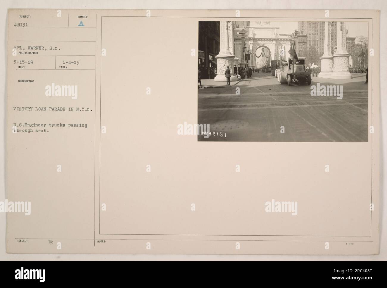 Victory parade new york 1919 hi-res stock photography and images - Alamy