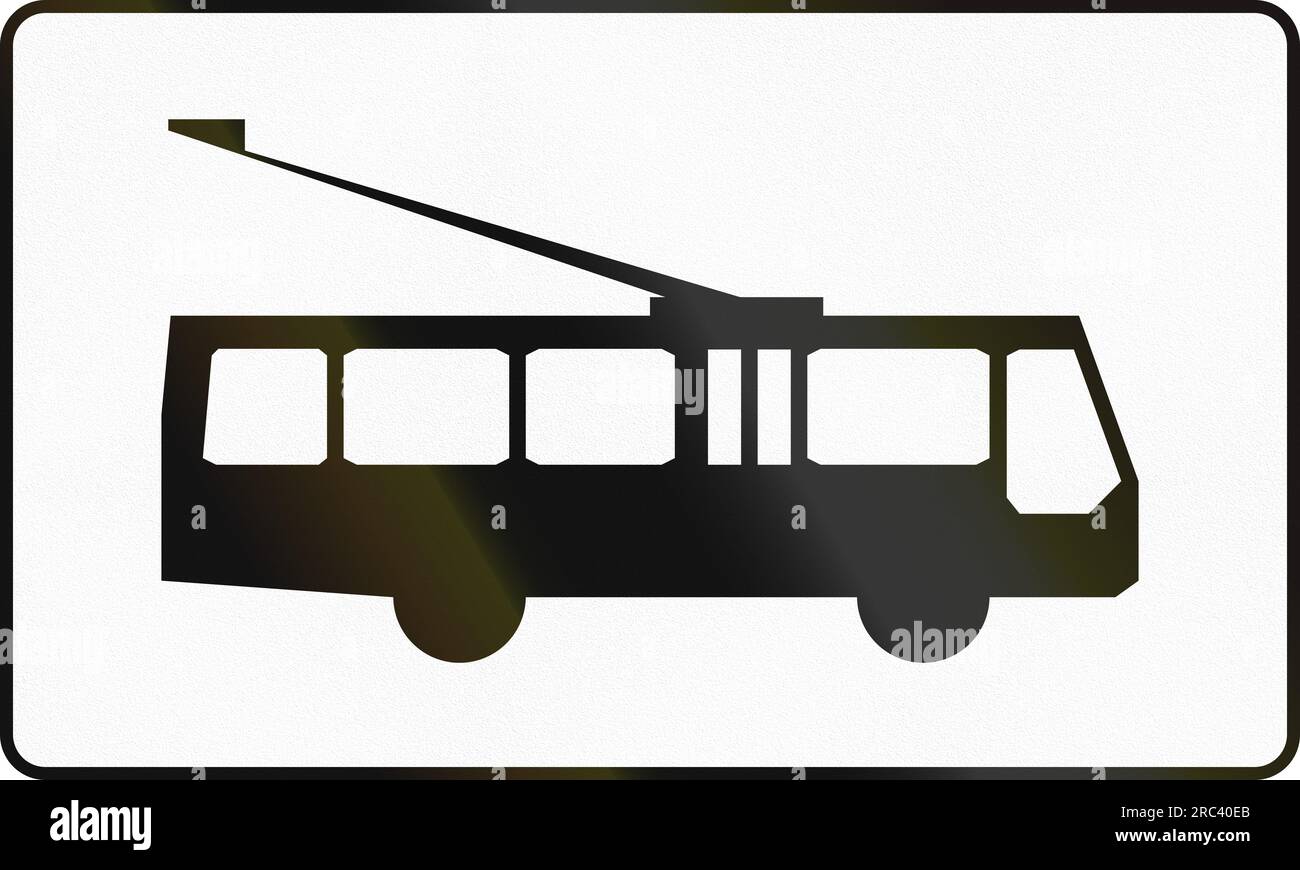Polish traffic sign additional panel to specify the meaning of other