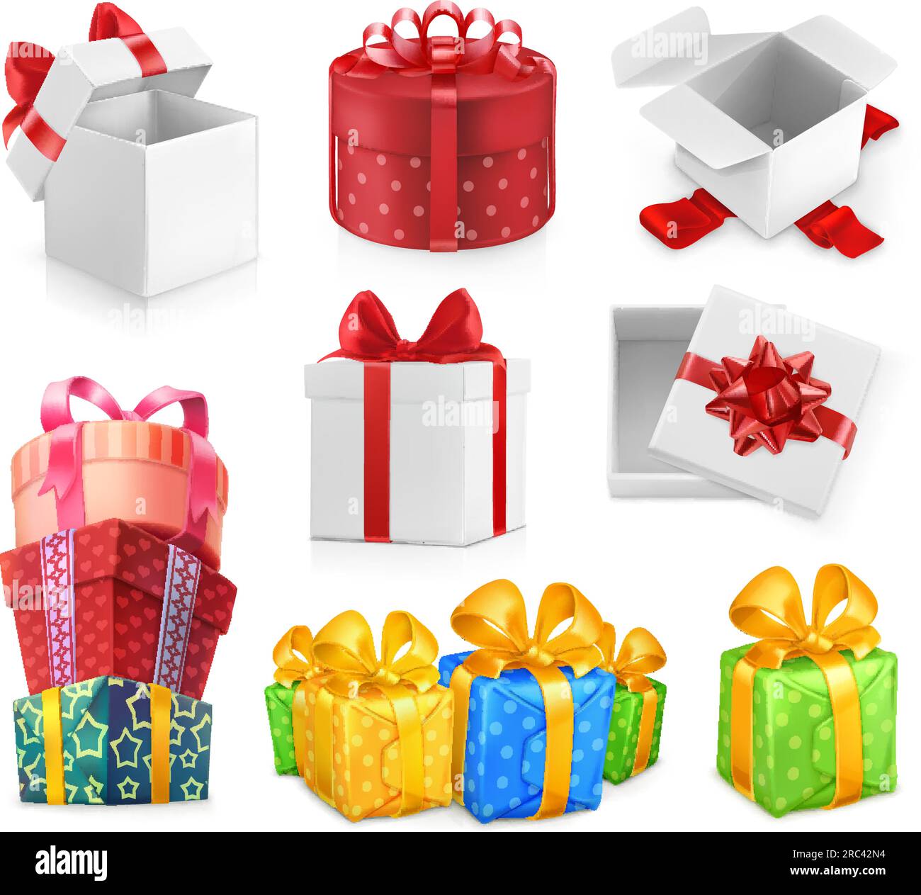 Wrapping presents Stock Vector Images Alamy