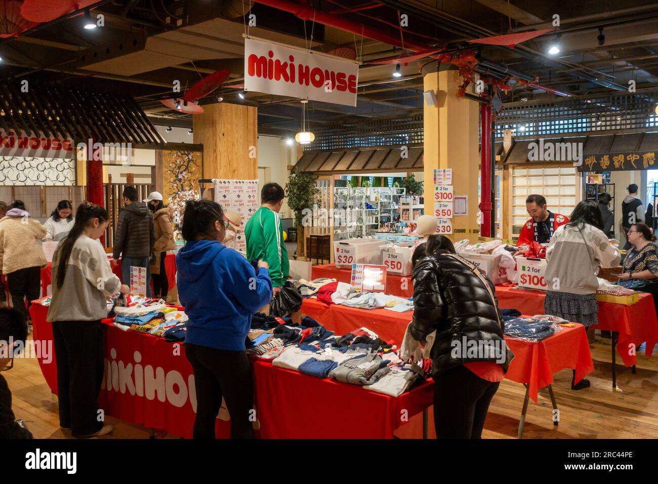 Miki house pop up shop in Japan village in Industry city sunset park in