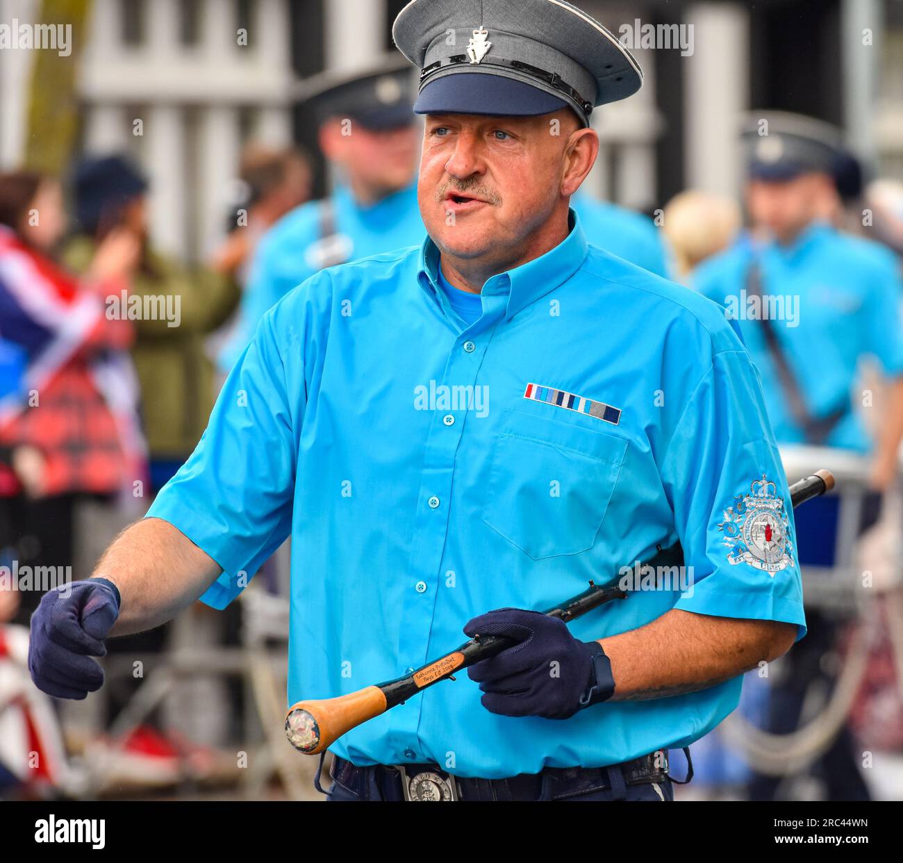 Twelfth of July Parade 2023, Lisburn Road, Belfast Stock Photo