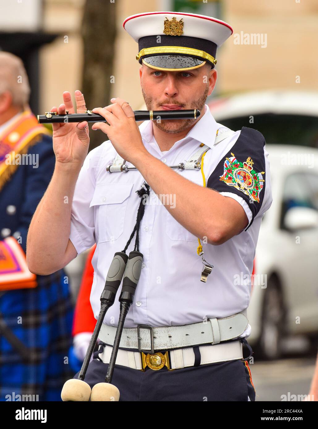 Twelfth of July Parade 2023, Lisburn Road, Belfast Stock Photo