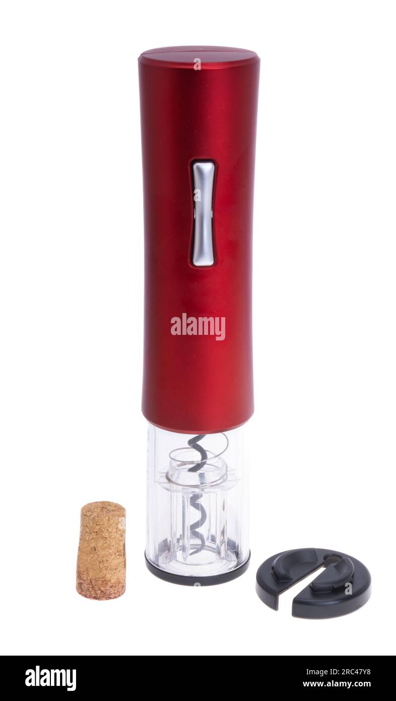 electric corkscrew isolated on white background Stock Photo Alamy