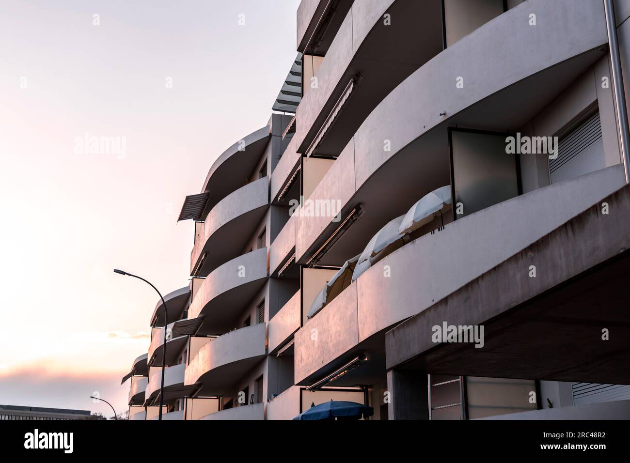 Generic architecture and street view from Geneva, Switzerland on March 25. Stock Photo