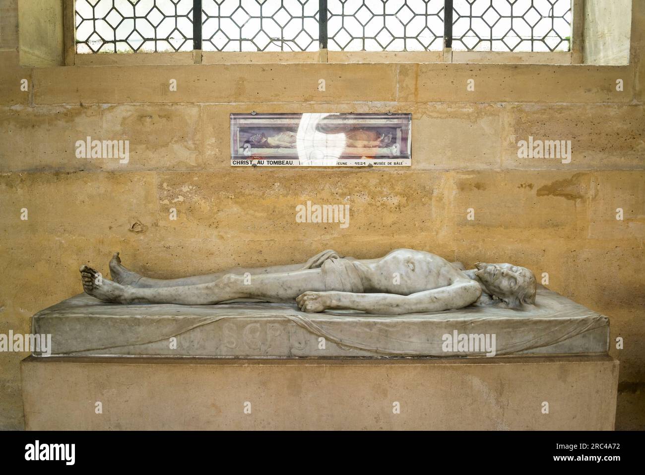 “The Body of the Dead Christ in the Tomb” sculpture, It was sculpted on the basis of a very