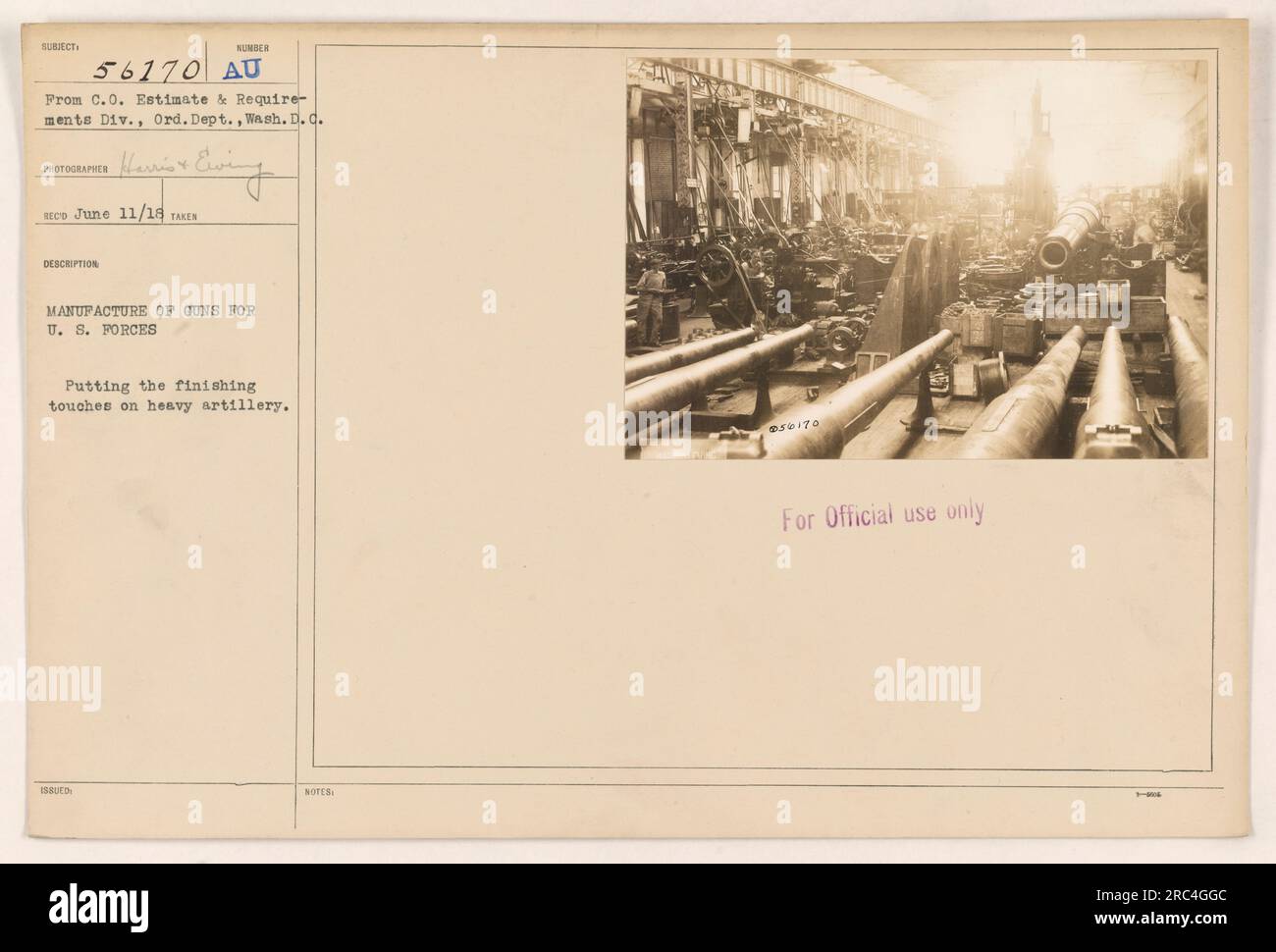 Gun factory world war one hi-res stock photography and images - Alamy