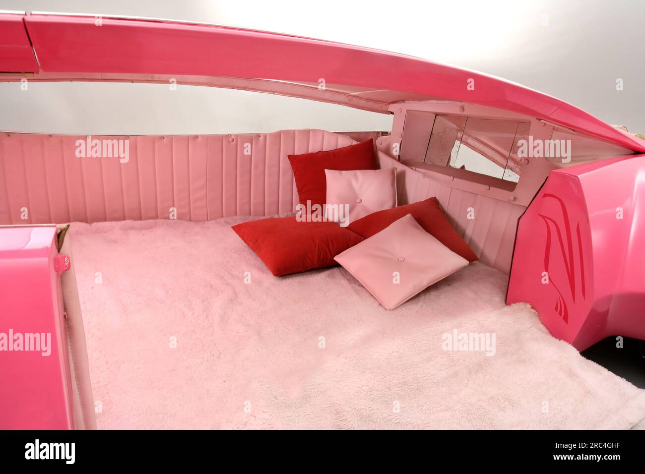 Pink Panther car cabin Stock Photo