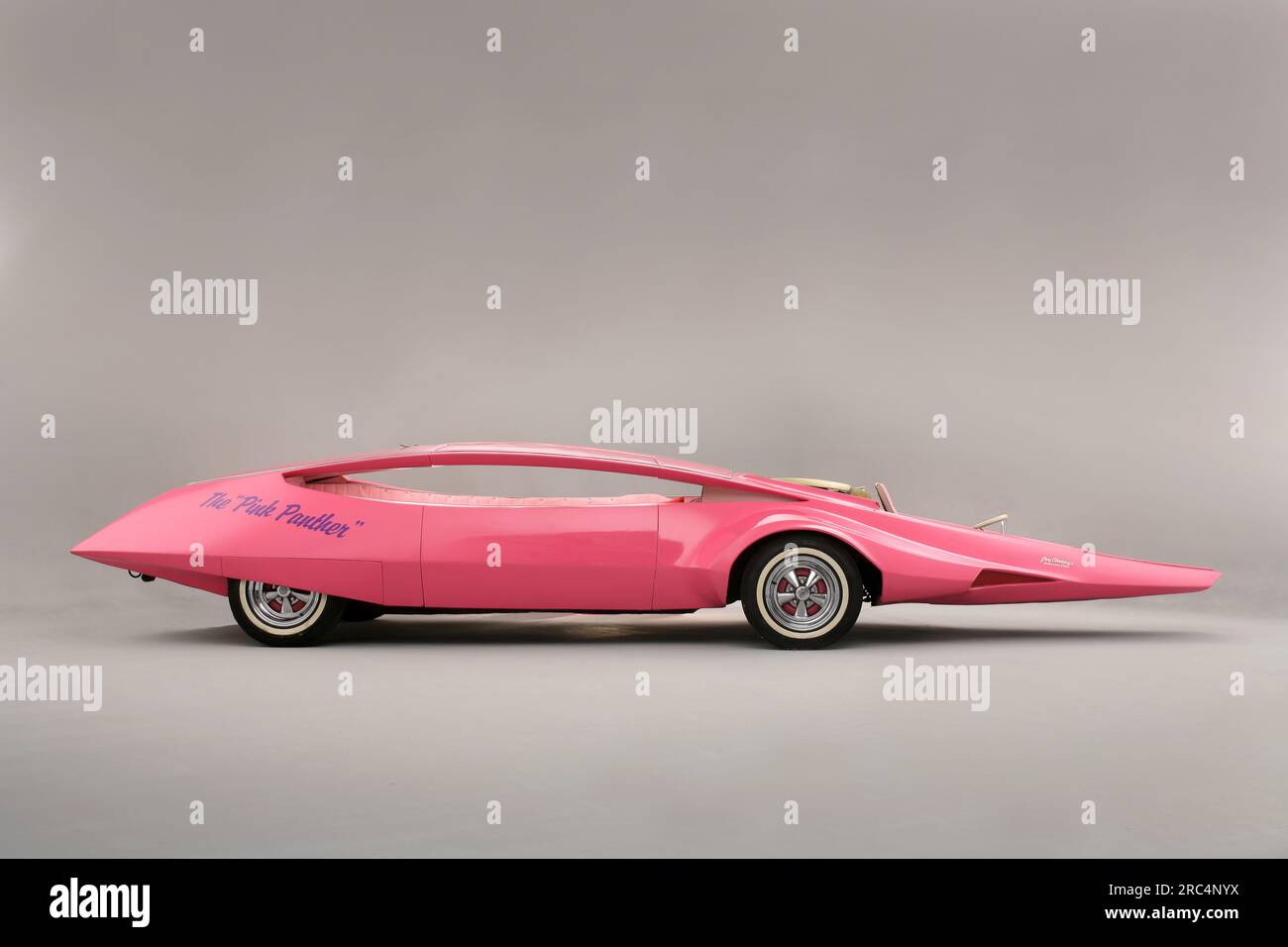 Pink Panther car Stock Photo