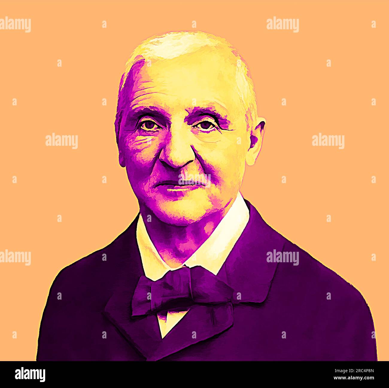 Portrait of Josef Anton Bruckner, 1824 – 1896, Austrian composer and ...