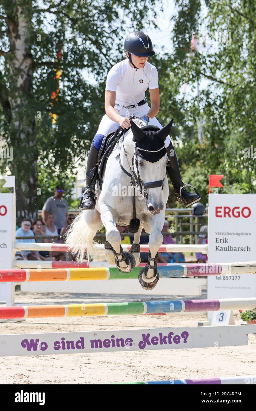 show jumping competition in germany Stock Photo Alamy