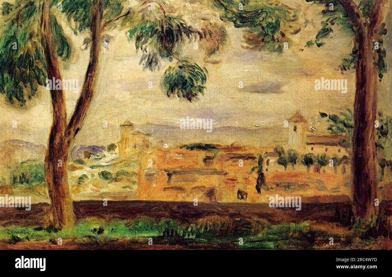 Cagnes by Pierre-Auguste Renoir Stock Photo - Alamy