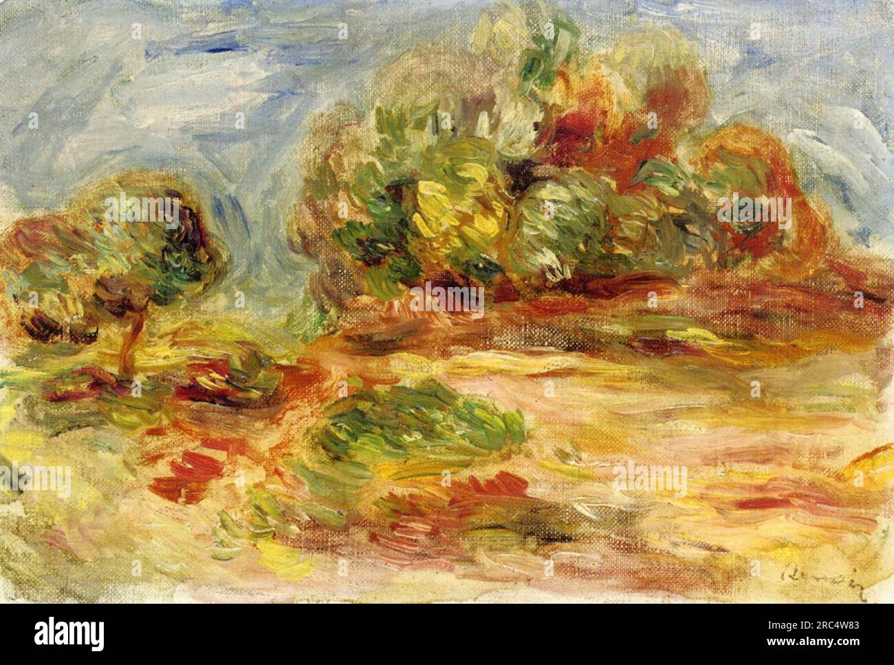 Pierre-Auguste Renoir - Cagnes Landscape 6 Stock Photo - Alamy