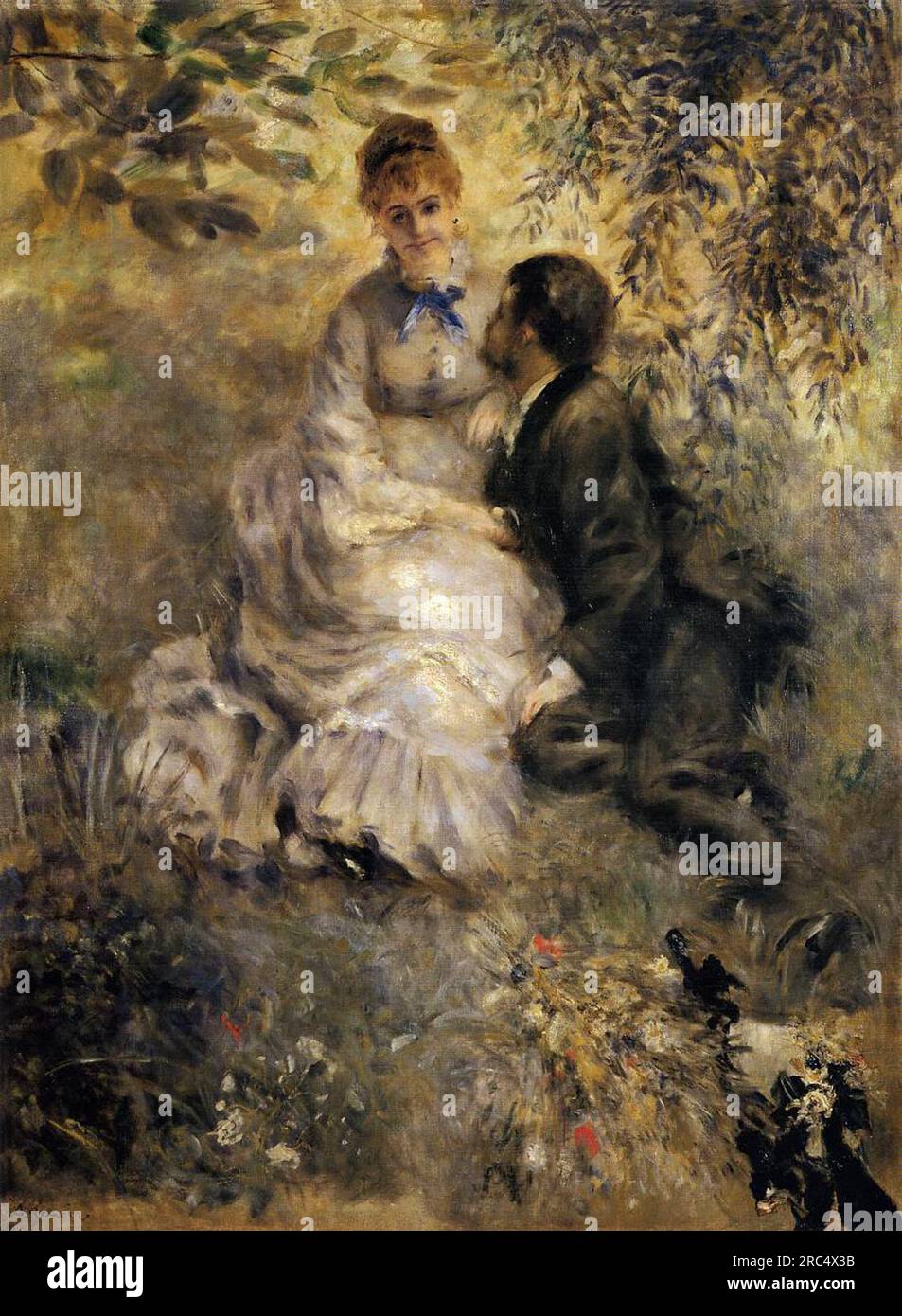 The Lovers 1875 by Pierre-Auguste Renoir Stock Photo - Alamy