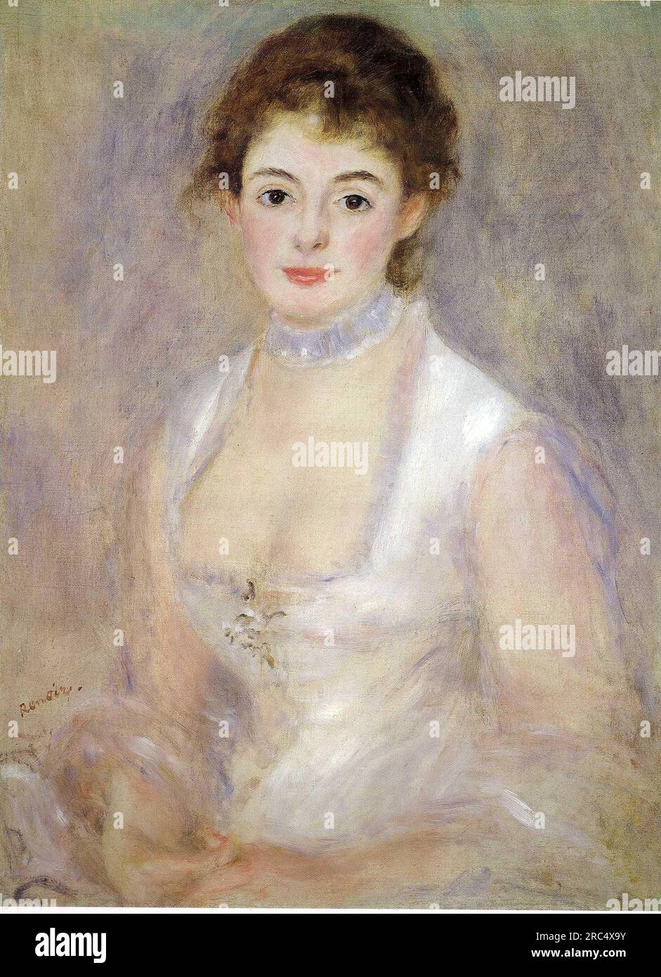 Madame Henriot 1876 by Pierre-Auguste Renoir Stock Photo - Alamy