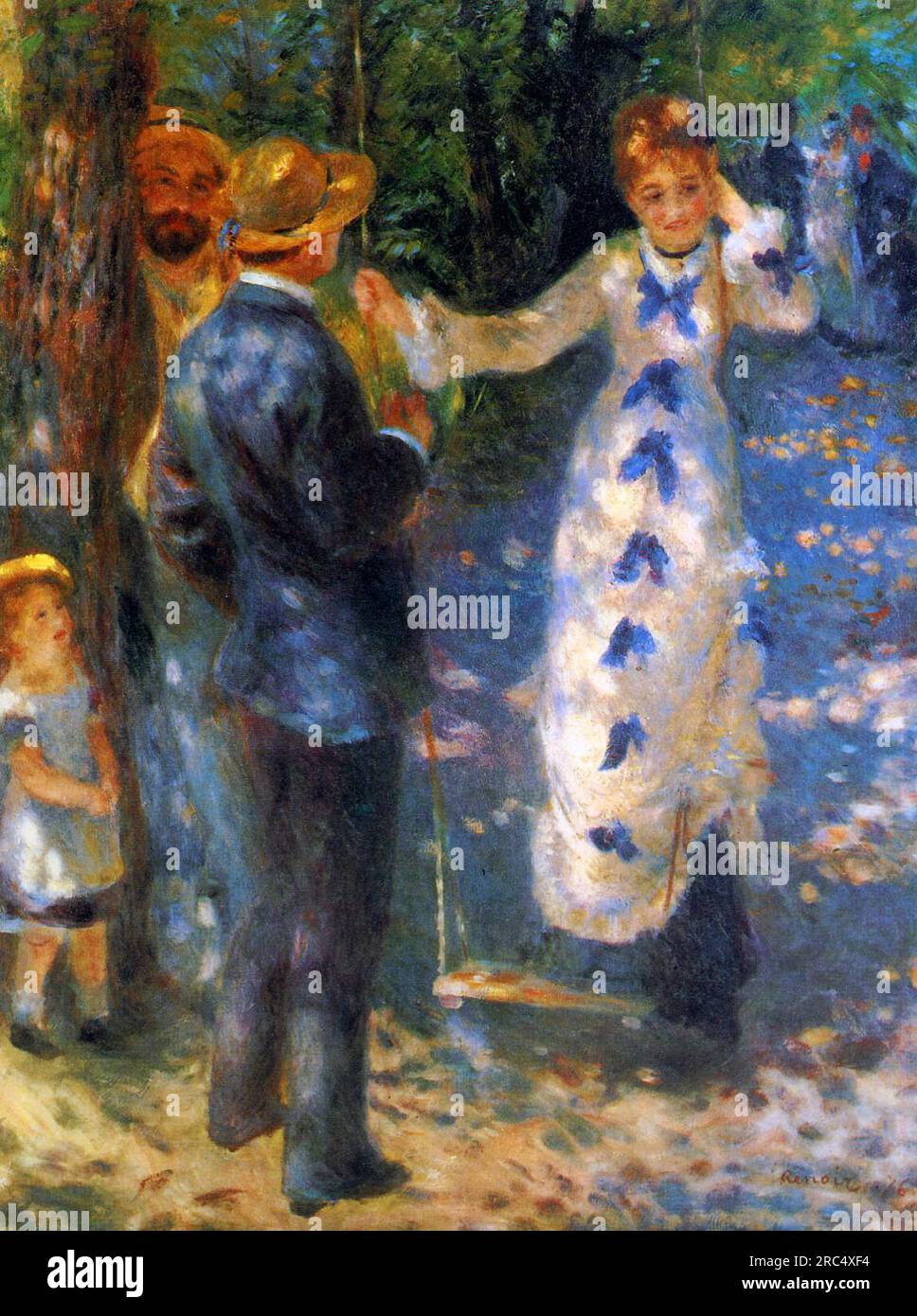 The Swing (La Balançoire) 1876 by Pierre-Auguste Renoir Stock Photo - Alamy