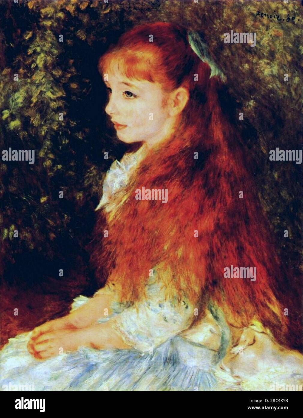 Mlle Irene Cahen d'Anvers 1880 by Pierre-Auguste Renoir Stock Photo