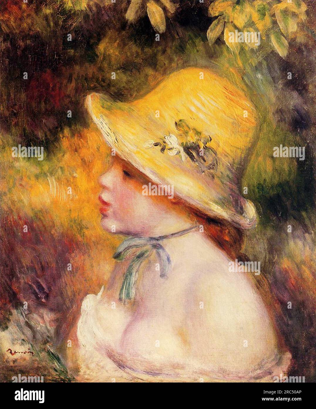 Straw hat 1890 hi-res stock photography and images - Alamy