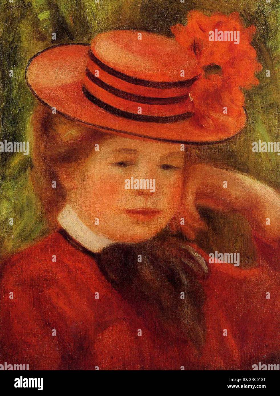 Auguste Renoir - Little Girl with a Hat
