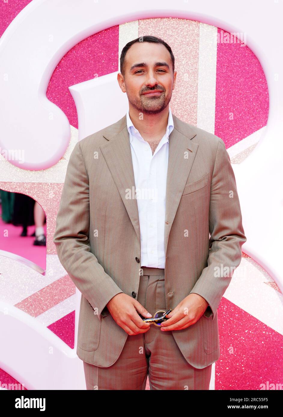Jamie Demetriou arrives for the European premiere of Barbie at