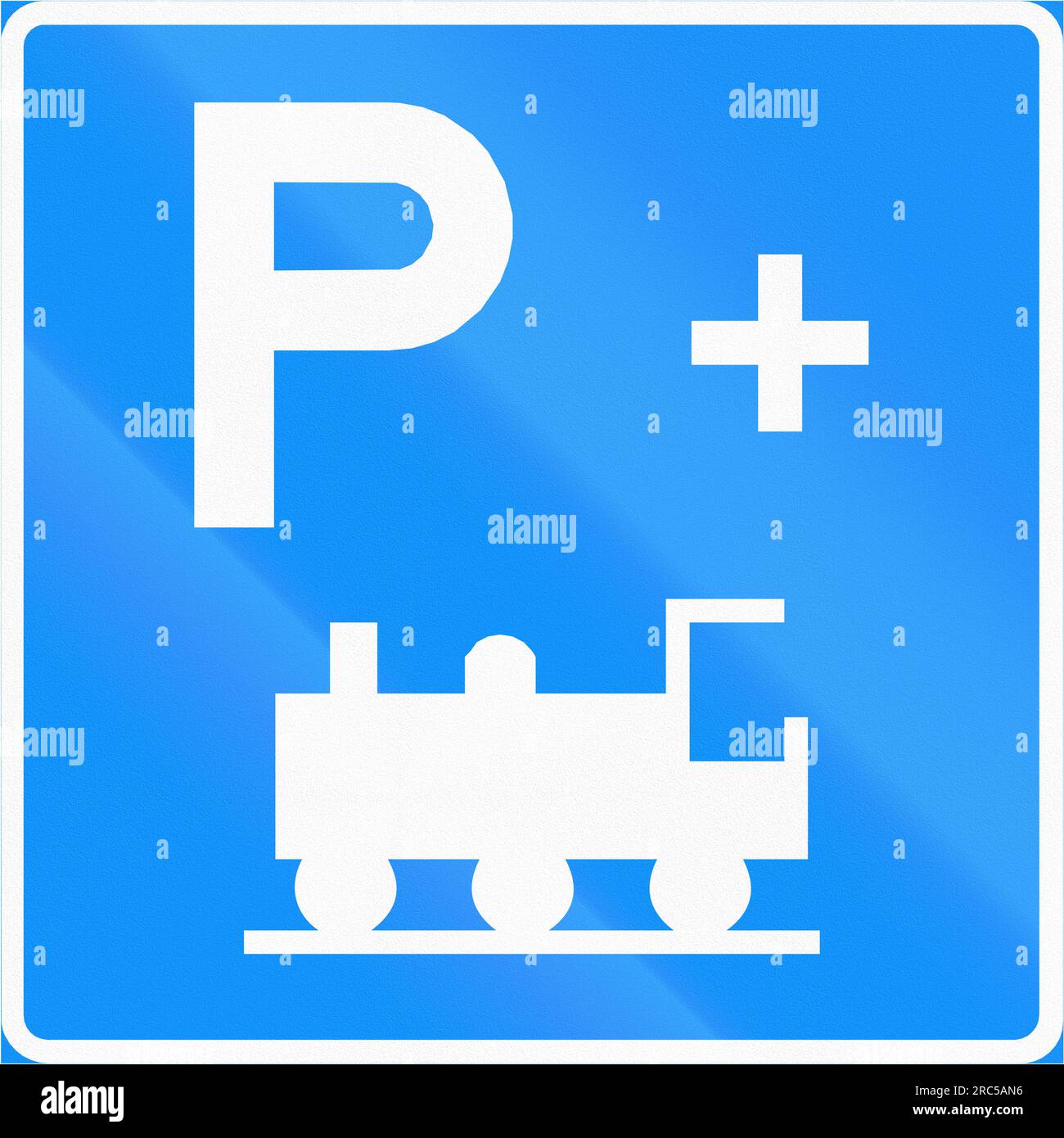 Road sign 520 Park and Ride facilities Stock Photo Alamy