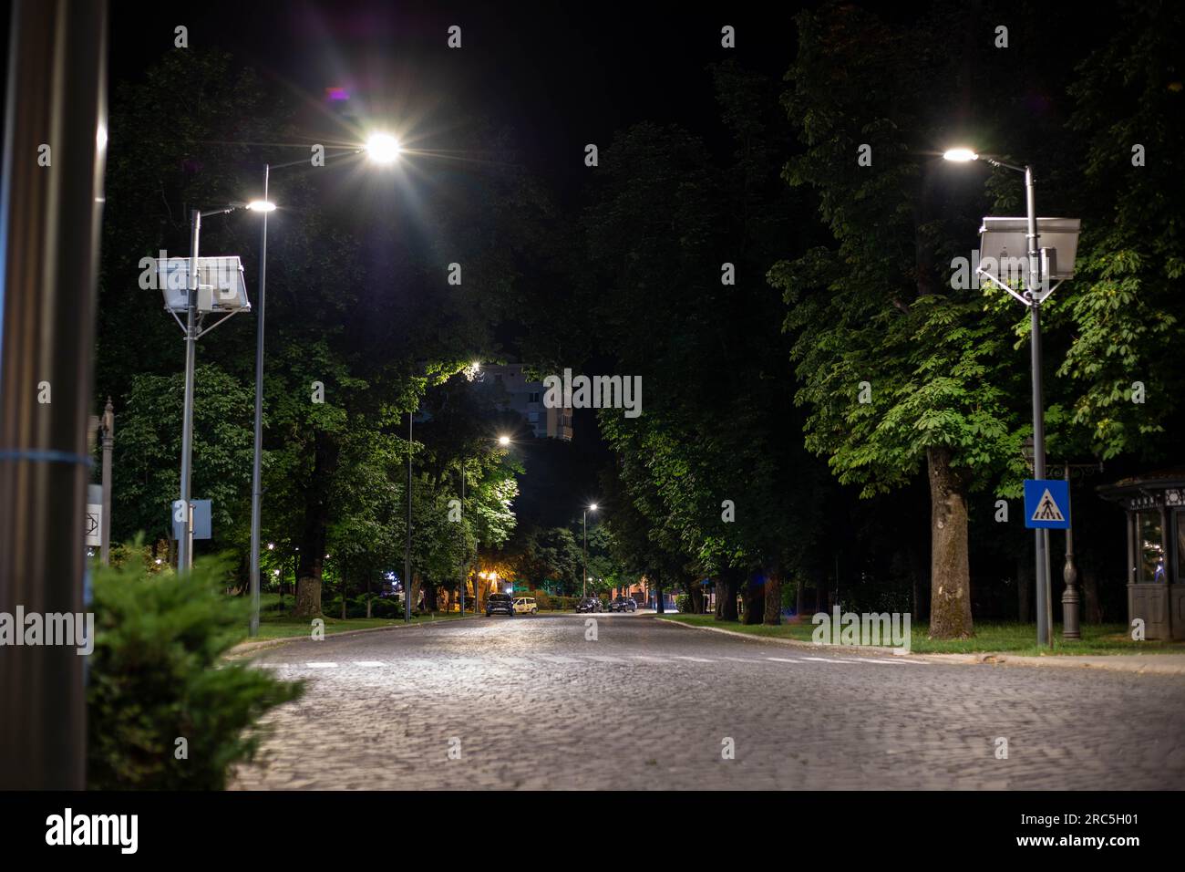 Foggy night walk hi-res stock photography and images - Alamy