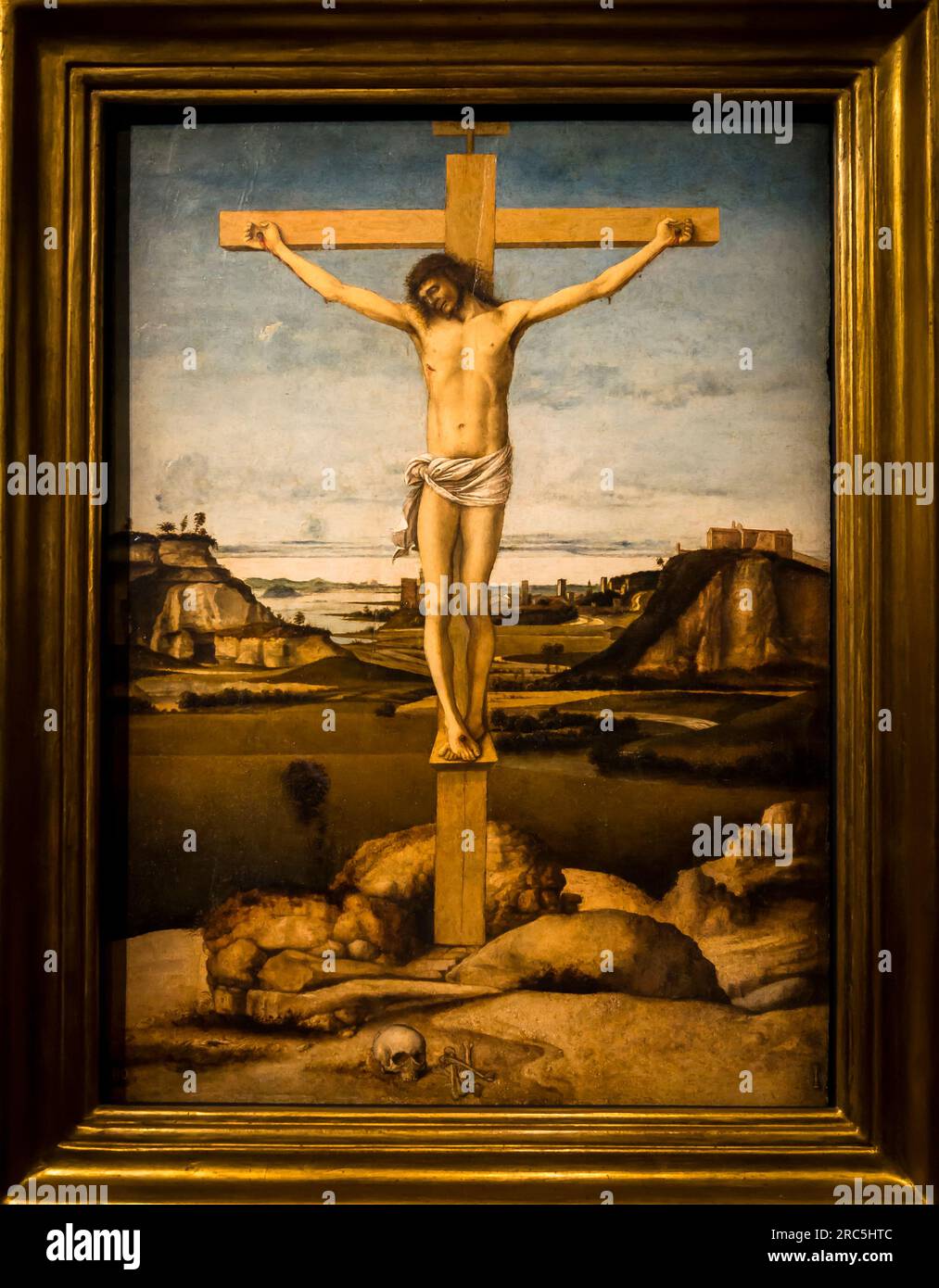 Giovanni Bellini painting Christ on Cross, Giovanni Bellini exhibition ...