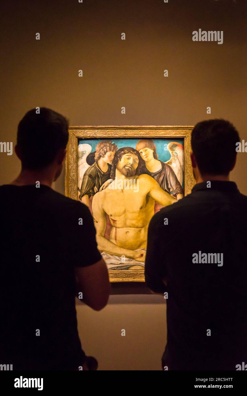 Giovanni Bellini painting Christ supported by two Angels, Giovanni ...