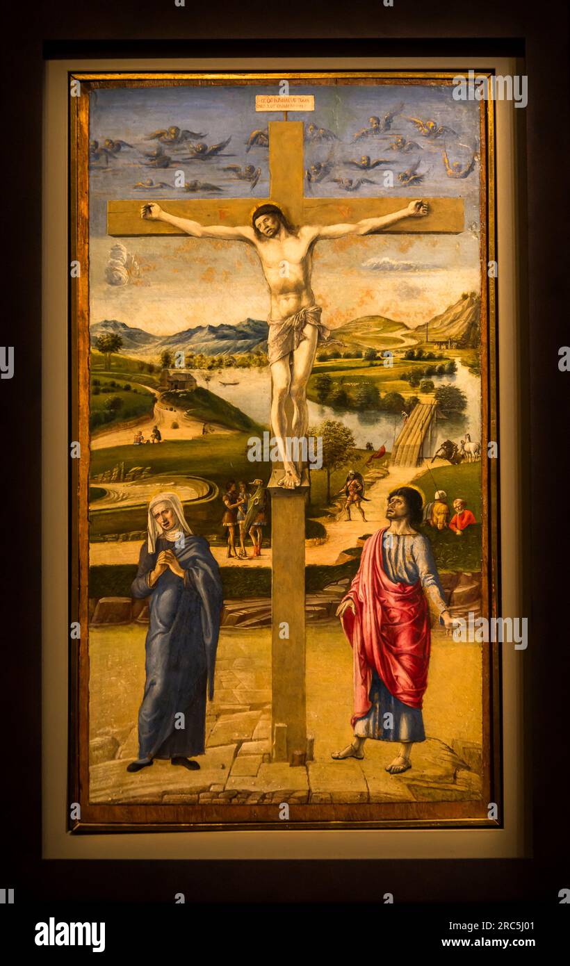 Giovanni Bellini painting Crucifixion, Giovanni Bellini exhibition ...