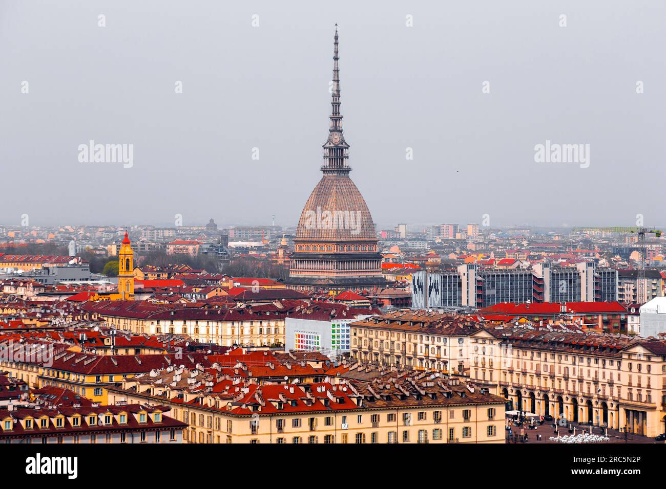 Turin In Italy Turin, Italy - March 27, 2022: The Mole Antonelliana, a major landmark ...