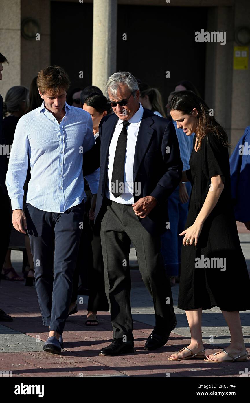 Carlos Sainz at the mortuary to say his last goodbye to Antonio Sainz