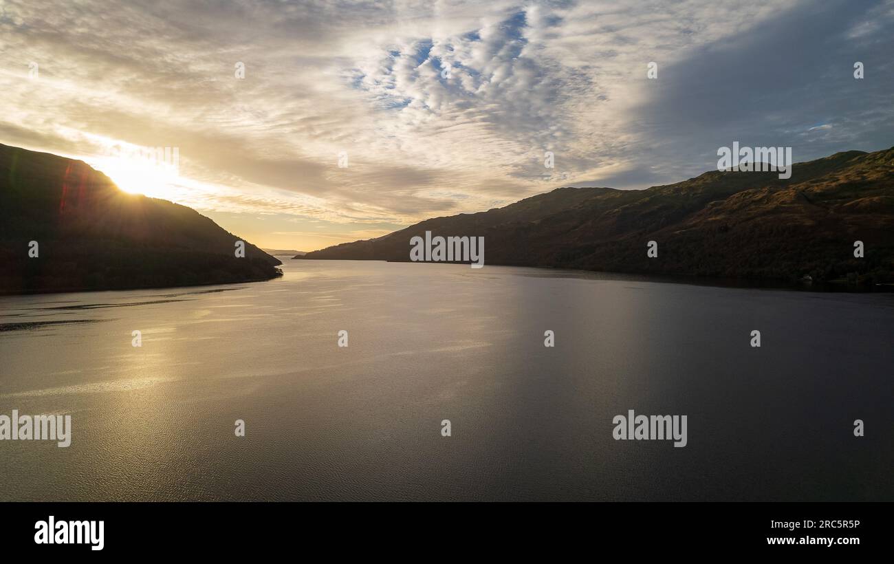 Golden hour majesty aerial hi-res stock photography and images - Alamy