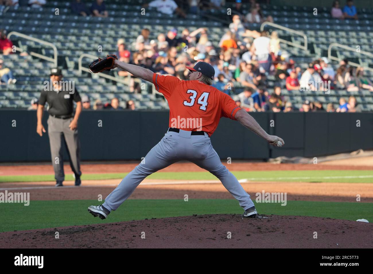 July 8 2023: Sacramento right fielder Heliot Ramos (38) hits a