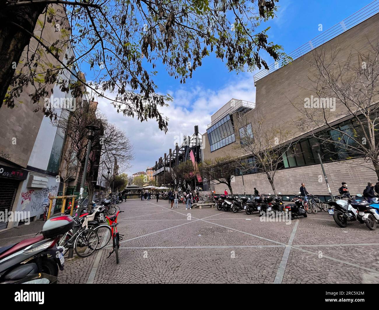 Polytec Italy Milan, Italy - 31 March 2022: The Polytechnic University of Milan is ...