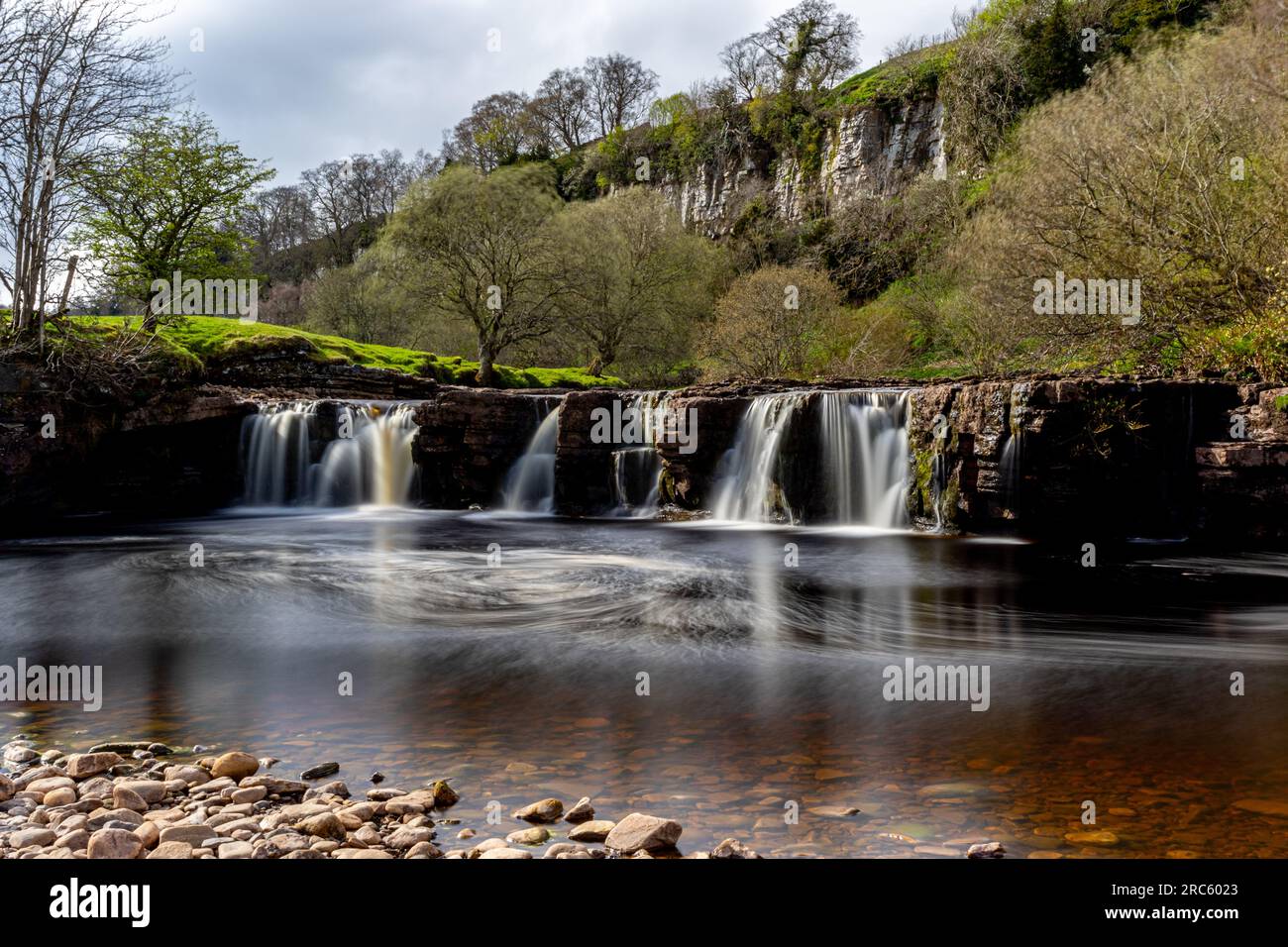Amazing view footage of the landscape and waterfall taken in North ...