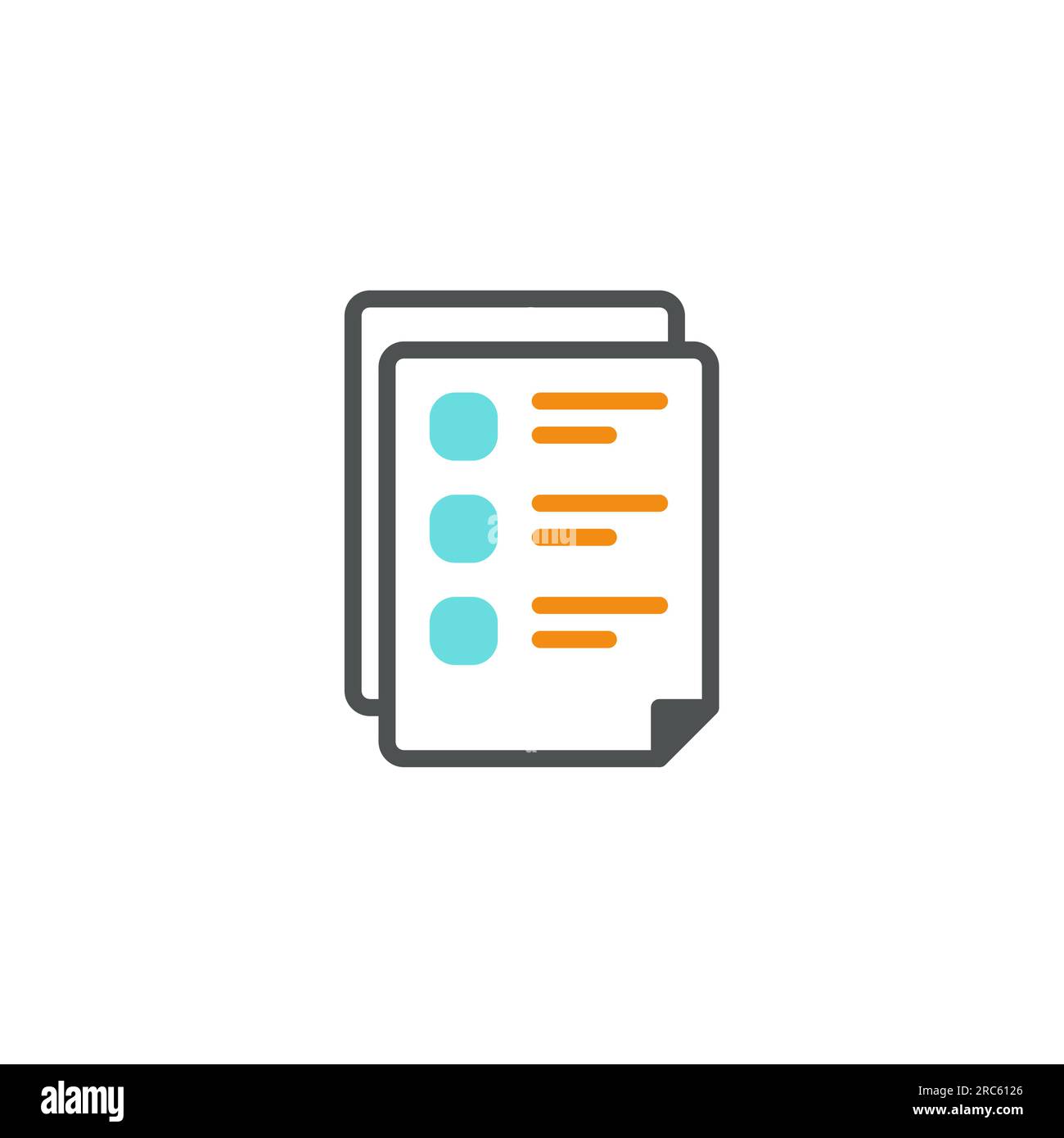 Managing and Tracking Documents with Survey Tracklist Stock Vector ...