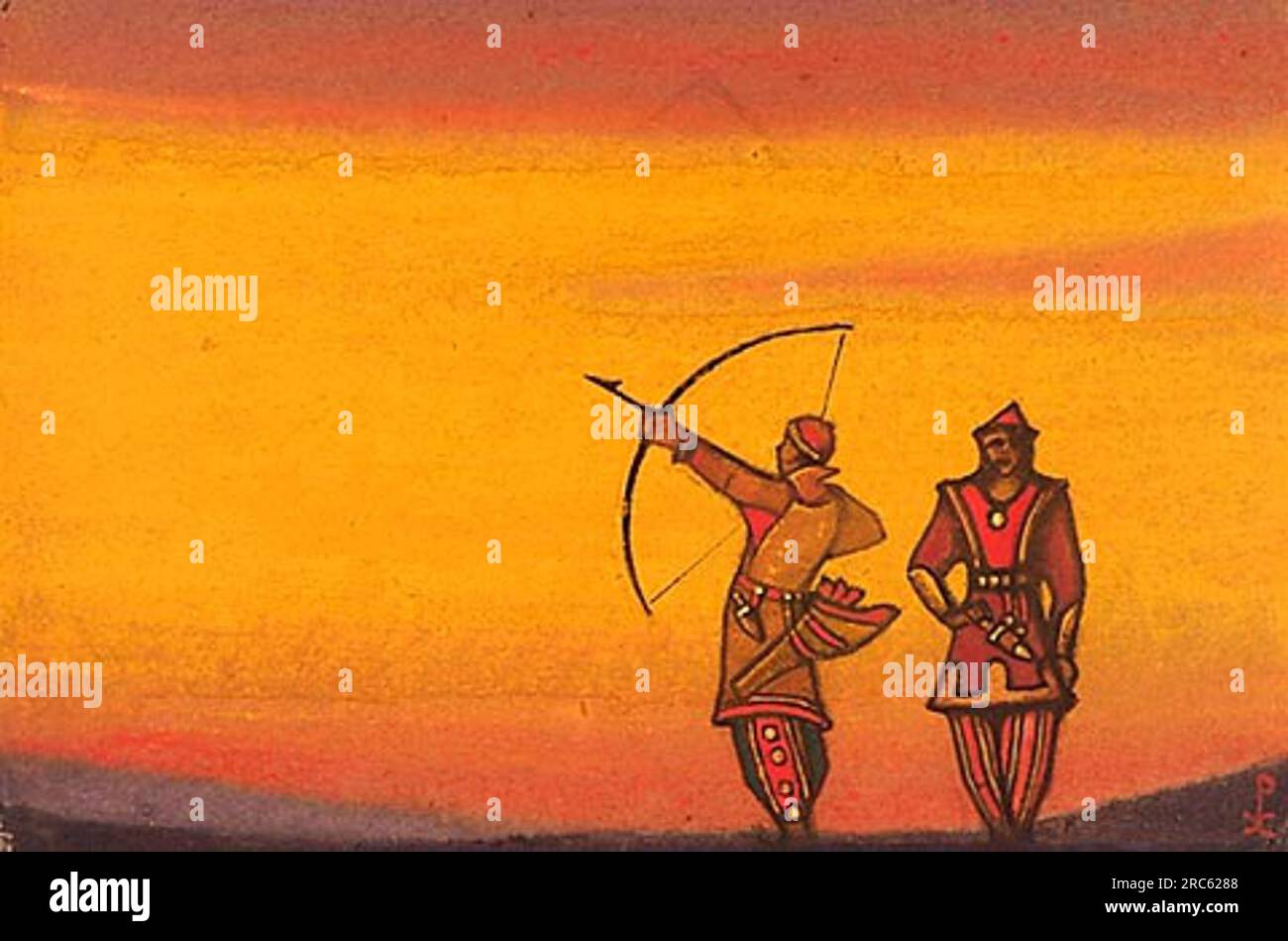 Polovets With Bow 1943 By Nicholas Roerich Stock Photo Alamy polovets-with-bow-1943-by-nicholas-roerich-stock-photo-alamy