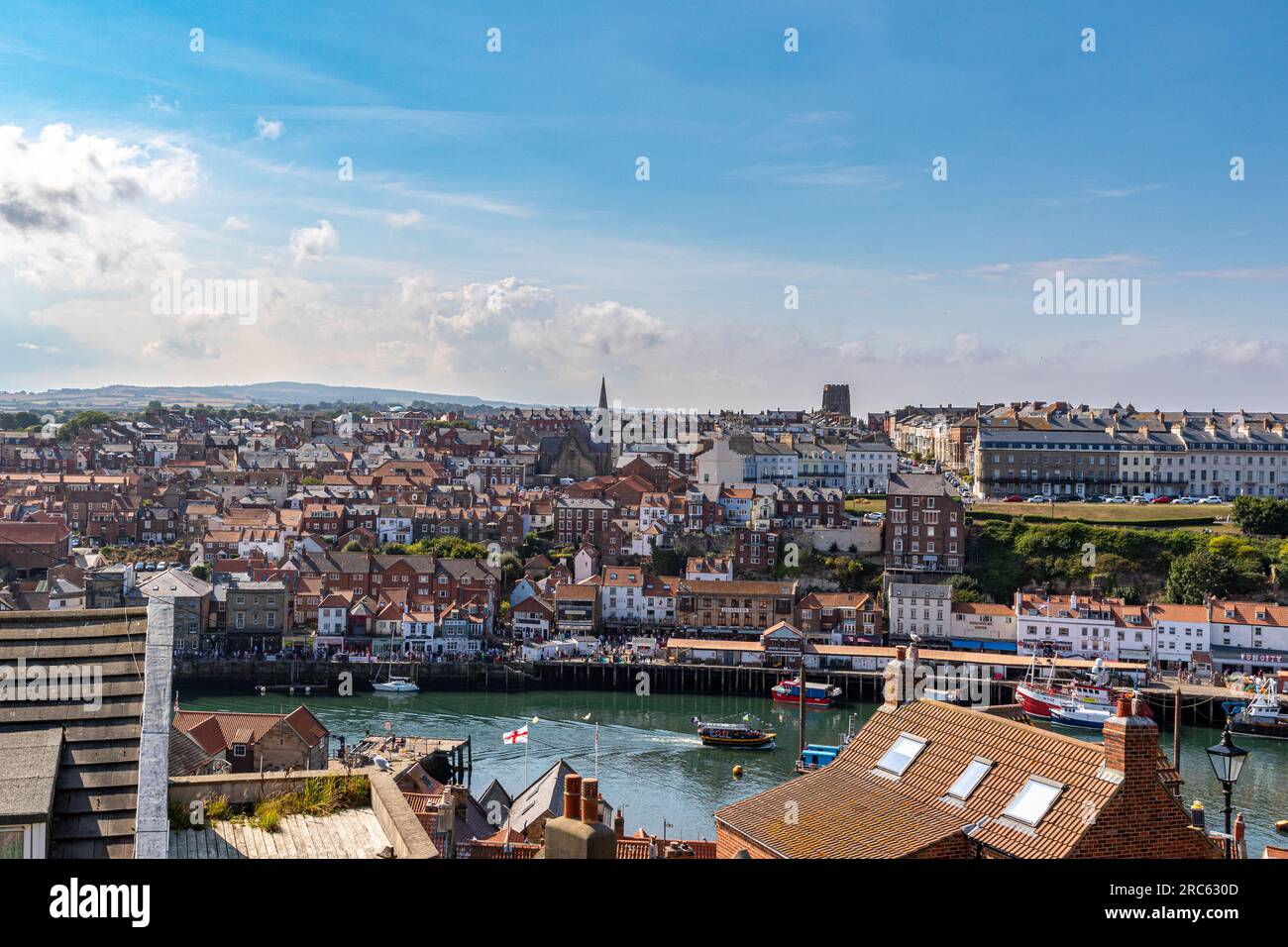 Whitby View Amazing view footage taken in Whitby Stock Photo - Alamy