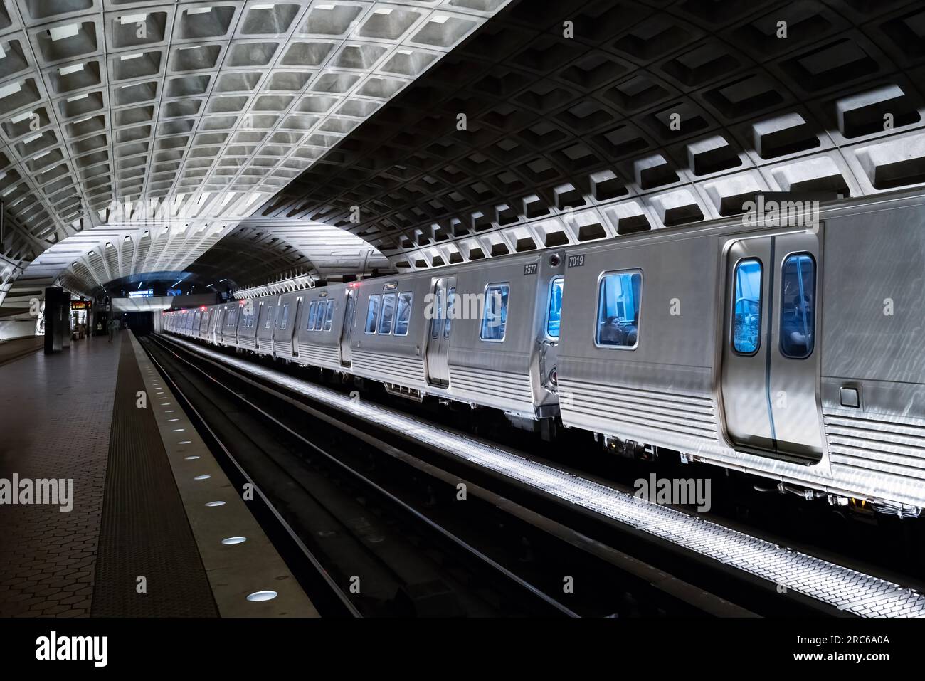Underground station, Washington DC, USA Stock Photo