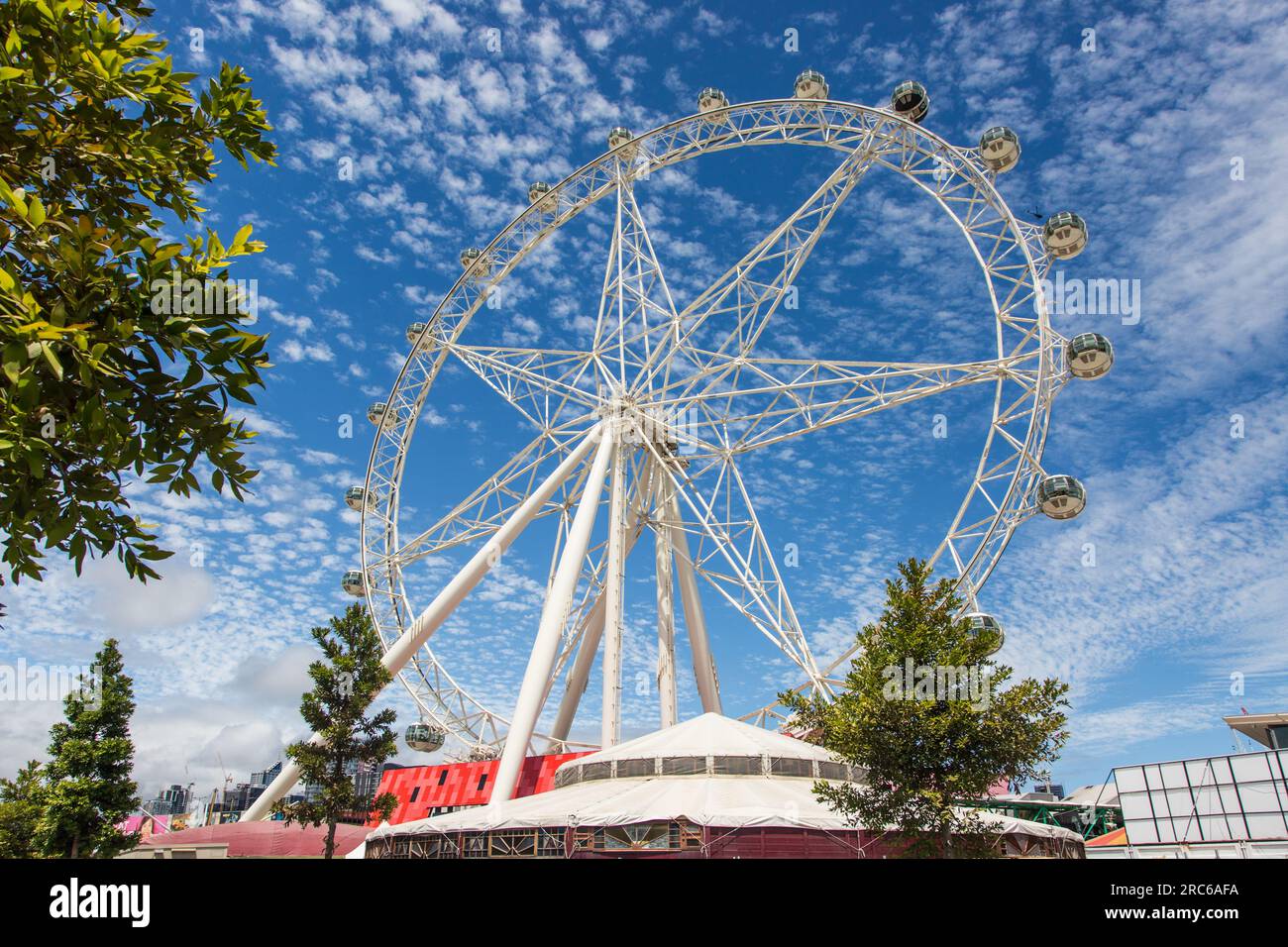 Melbourne Star Observation Wheel Stock Photo Alamy
