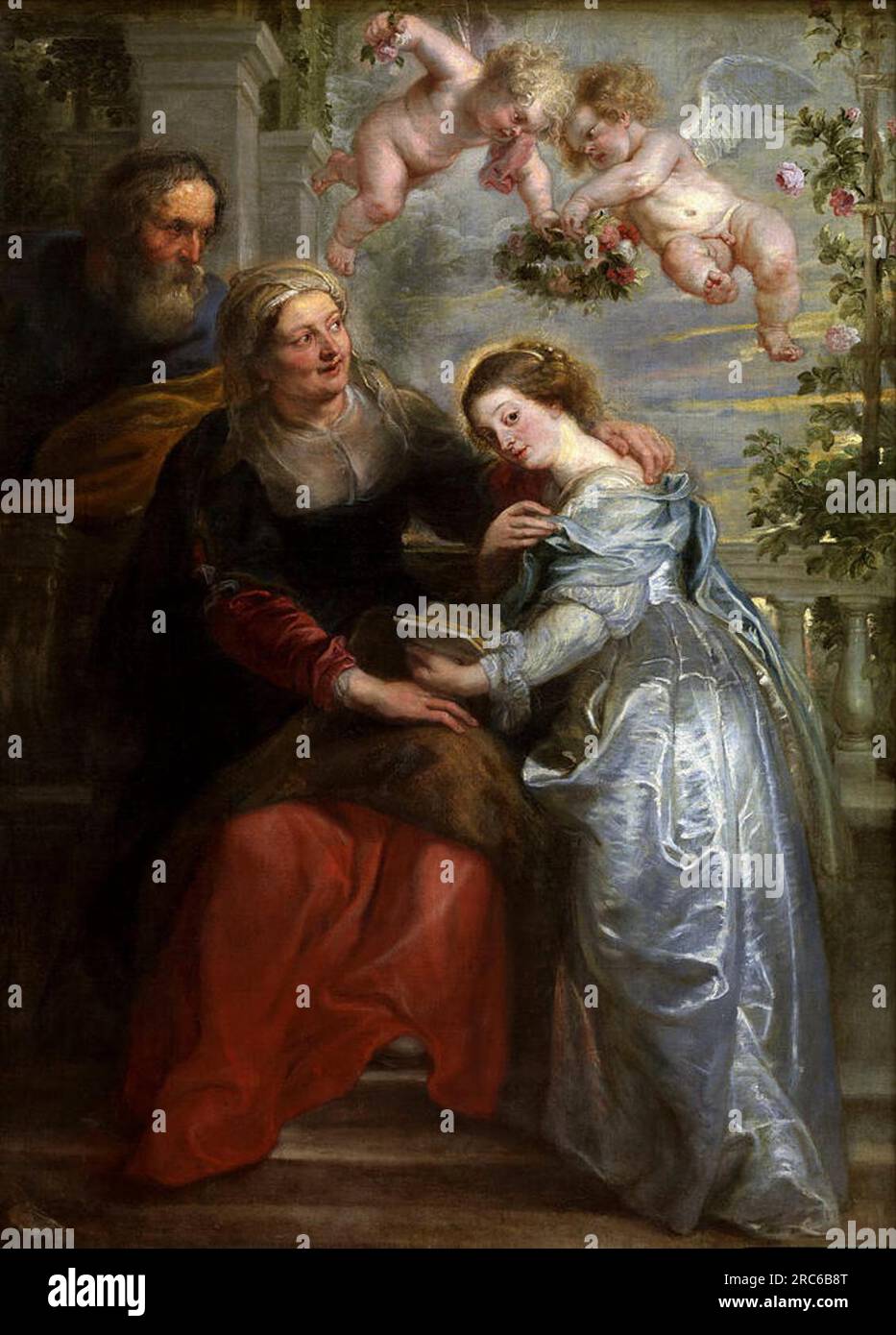 The Education of the Virgin by Peter Paul Rubens Stock Photo - Alamy
