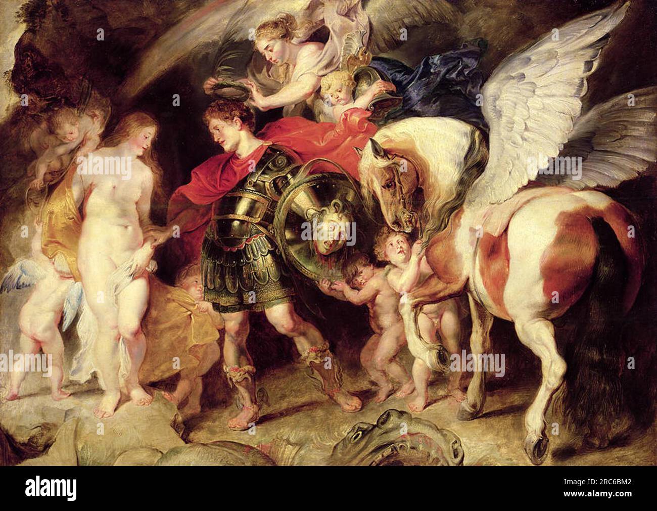 Perseus Liberating Andromeda by Peter Paul Rubens Stock Photo Alamy